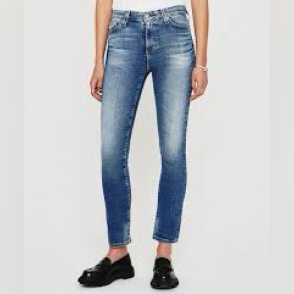 AG MARI HIGH RISE SLIM STRAIGHT SHORELINE size 24 - Picture 1 of 8